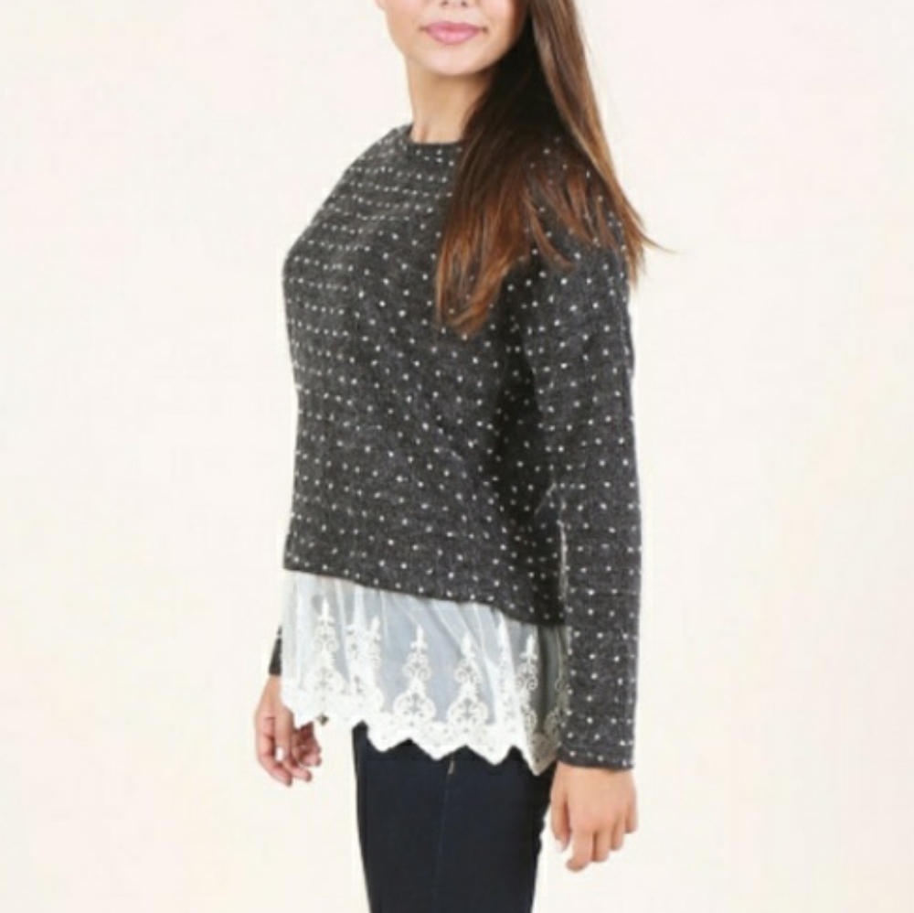 Altar'd State polka dot sweater
